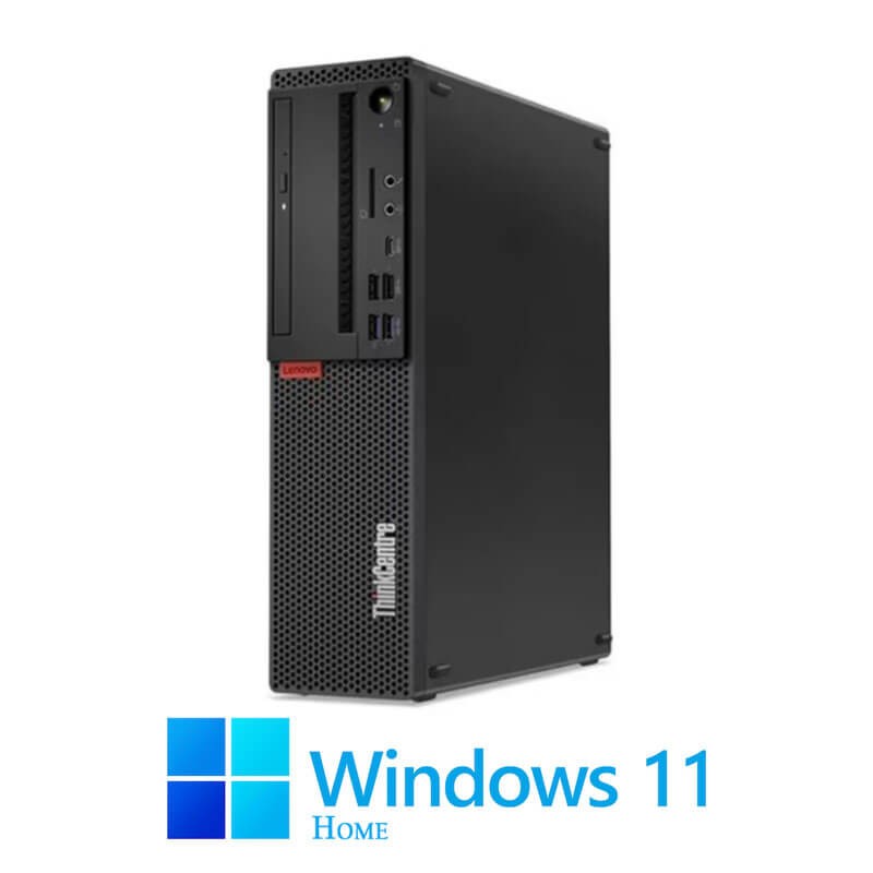 Calculatoare Lenovo M720s SFF, Hexa Core i5-9500, 8GB DDR4, 256GB SSD, Win 11 Home