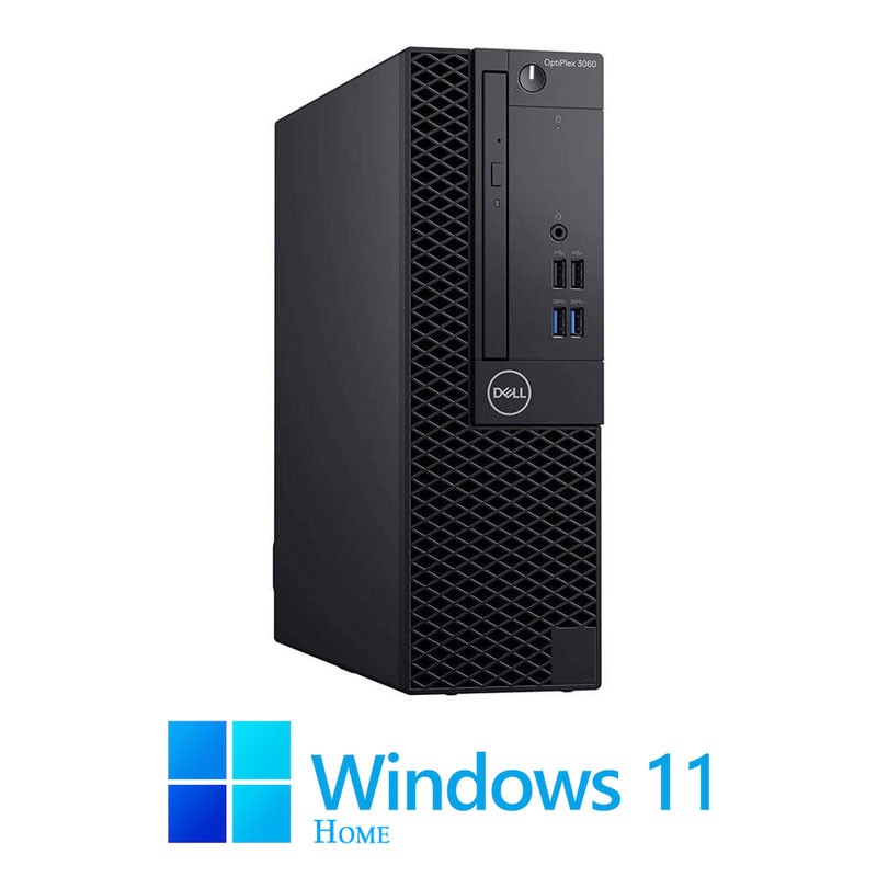 Calculator Dell OptiPlex 3060 SFF, Hexa Core i5-9500, 16GB DDR4, Win 11 Home