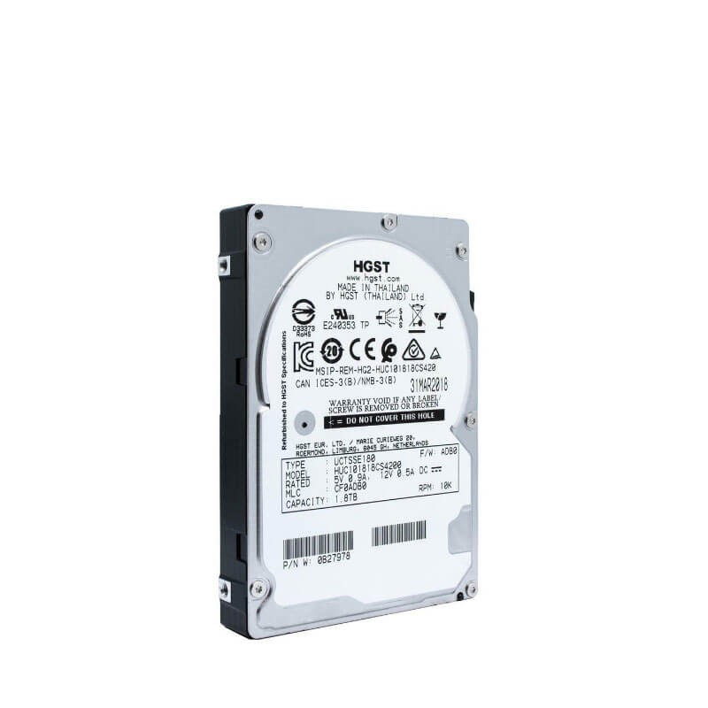 HDD HGST HUC101818CS4200 1.8TB SAS 12Gbps, 2.5 inci, 10K RPM, 128MB Cache