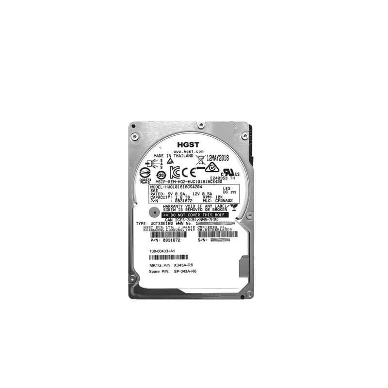 HDD HGST HUC101818CS4204 1.8TB SAS 12Gbps, 2.5 inci, 10K RPM, 128MB Cache