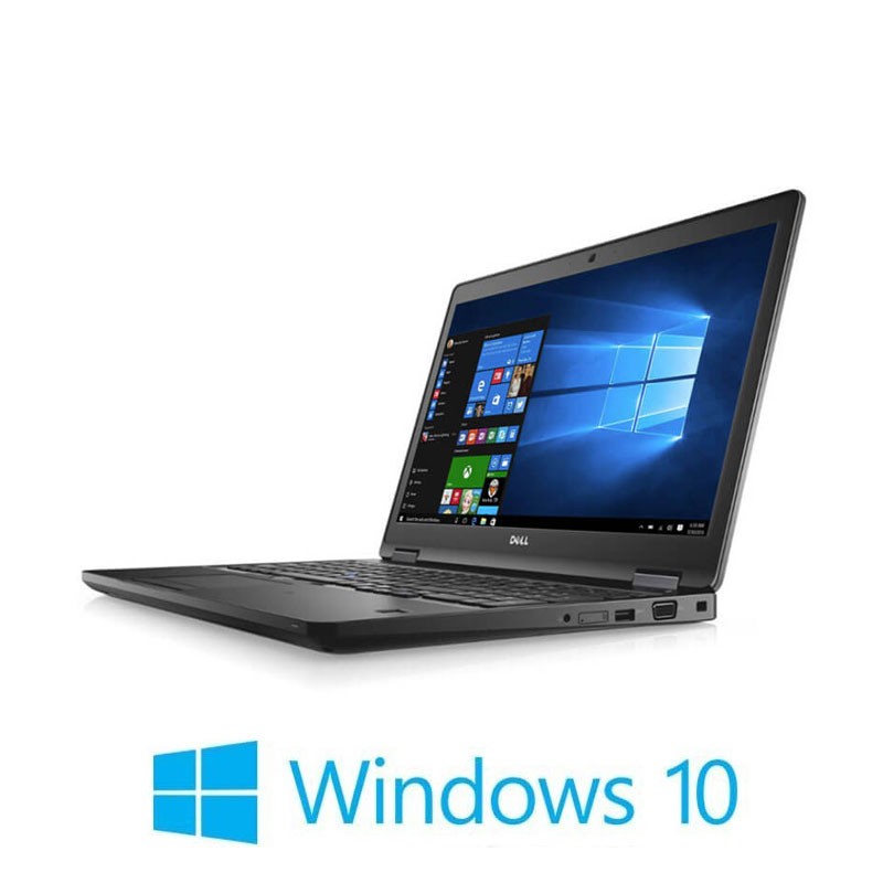Laptopuri Dell Latitude 5590, i5-7300U, 256GB SSD, Display NOU FHD IPS, Win 10 Home
