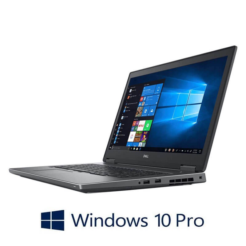 Laptopuri Dell Precision 7730, Hexa Core i7-8750H, FHD, Quadro P3200 6GB, Win 10 Pro