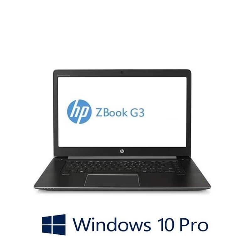 Laptopuri HP ZBook 15 G3, Quad Core i7-6820HQ, SSD, Quadro M2000M, Win 10 Pro