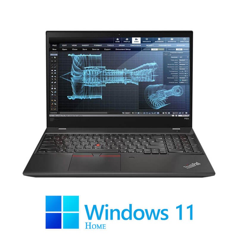 Laptopuri Lenovo P52s, i7-8650U, 512GB SSD, Display NOU, Quadro P500, Win 11 Home