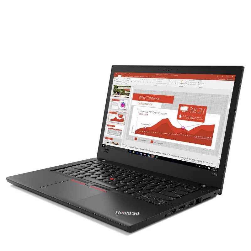 Laptopuri second hand Lenovo ThinkPad A485, Ryzen 5 2500U, 256GB SSD, Display NOU Full HD