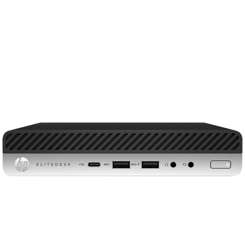 Mini Calculatoare second hand HP EliteDesk 800 G3, Intel Quad Core i5-7500T, 8GB DDR4, 256GB SSD