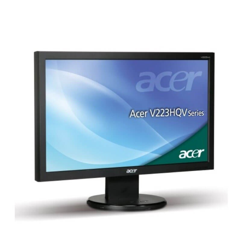 Monitor LCD second hand Acer V223HQV, 21.5 inci Full HD, Grad B